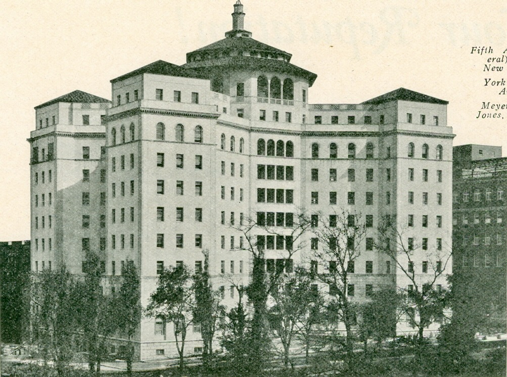 Fifth Avenue Hospital Beaux-Arts style building