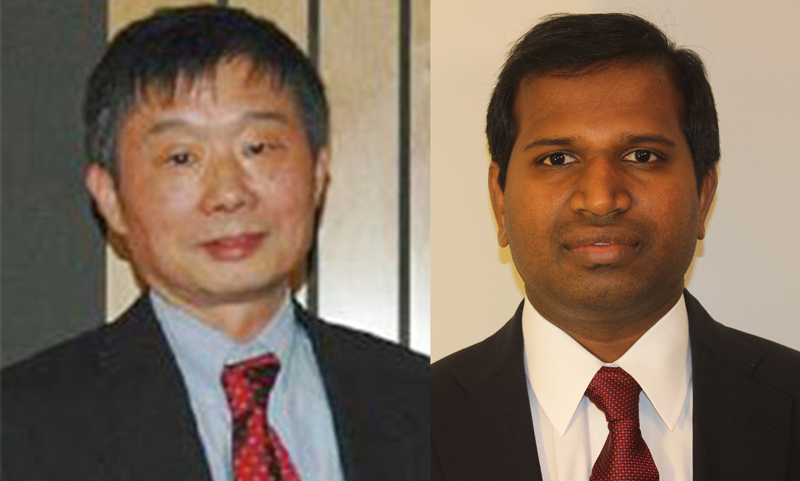 Wen-Hui Wang, M.D., and Sharath Kandhi, M.D., Ph.D. Headshot, researchers , grant funding